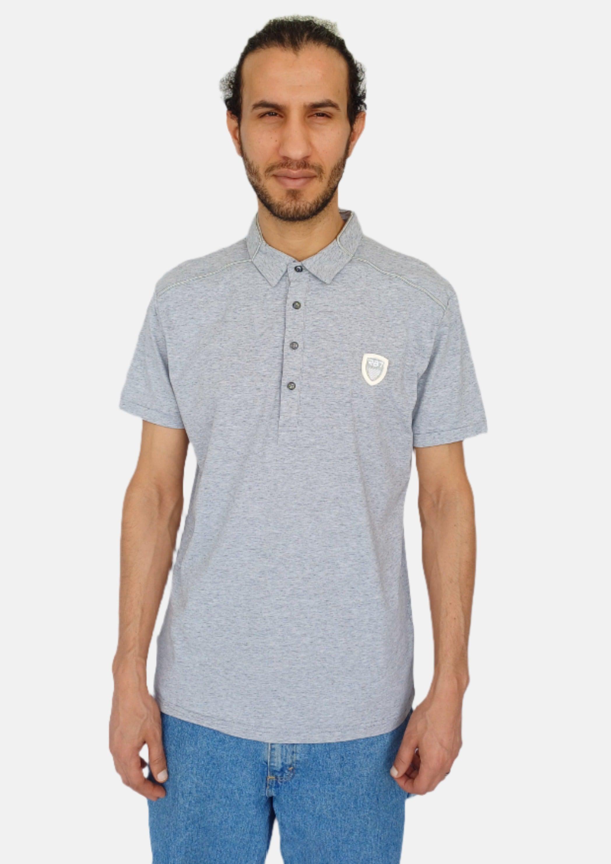 Polos gris RB7 pour hommes