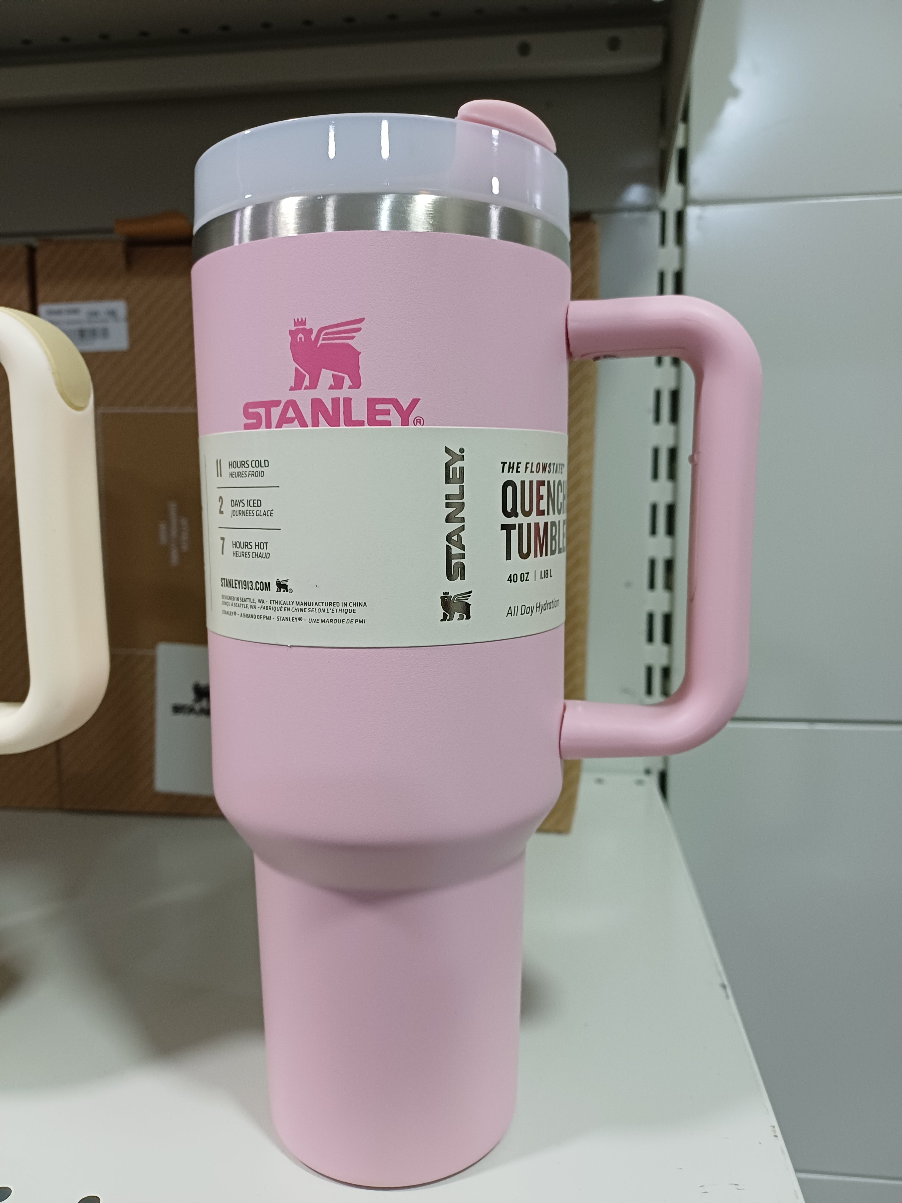 Stanley Quencher H2.0 Flowstate Travel Tumbler 40 oz 1.18l Pink