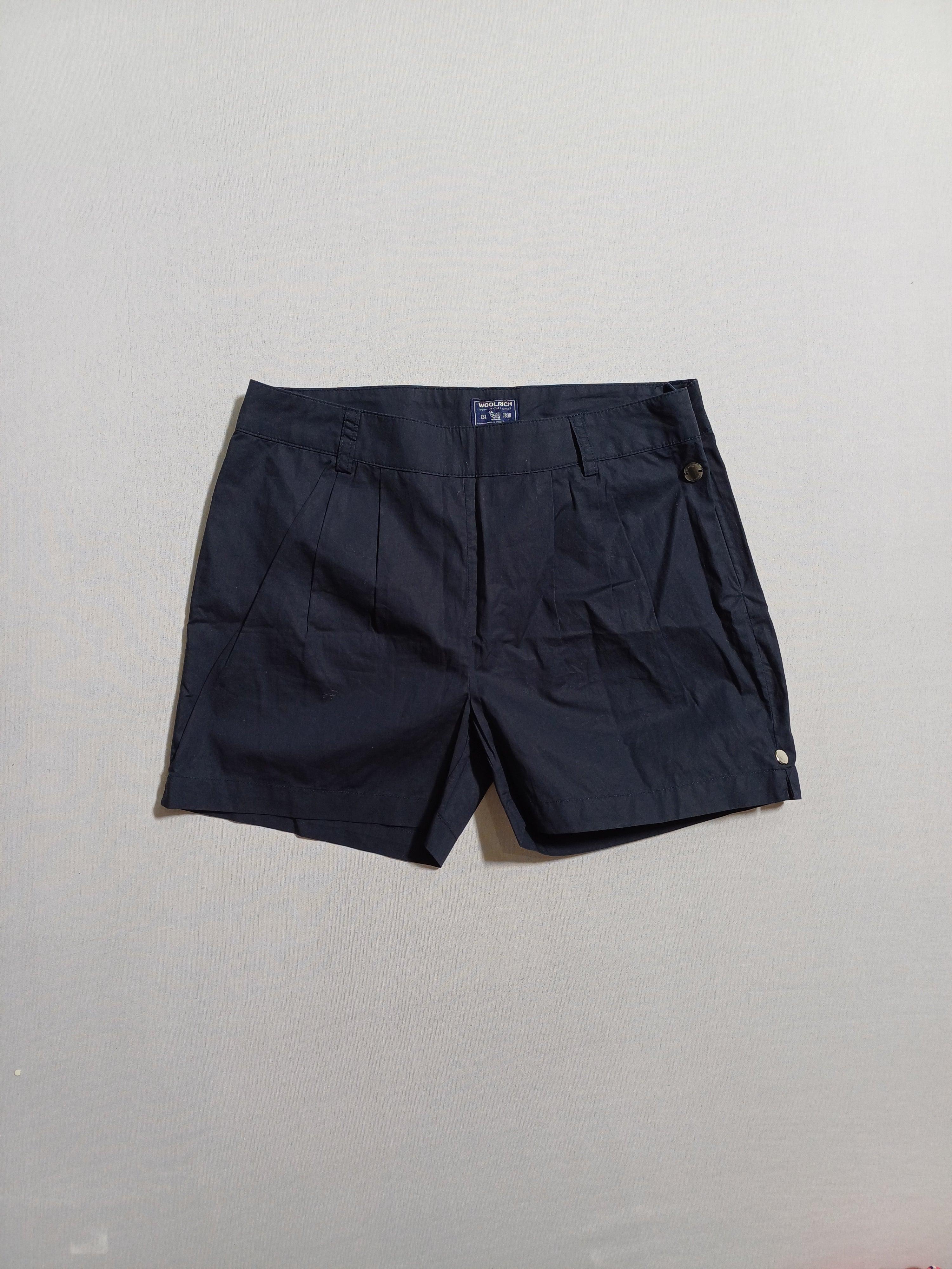 WOOLRICH NAVY-10Y WKSH00382 Girl Short