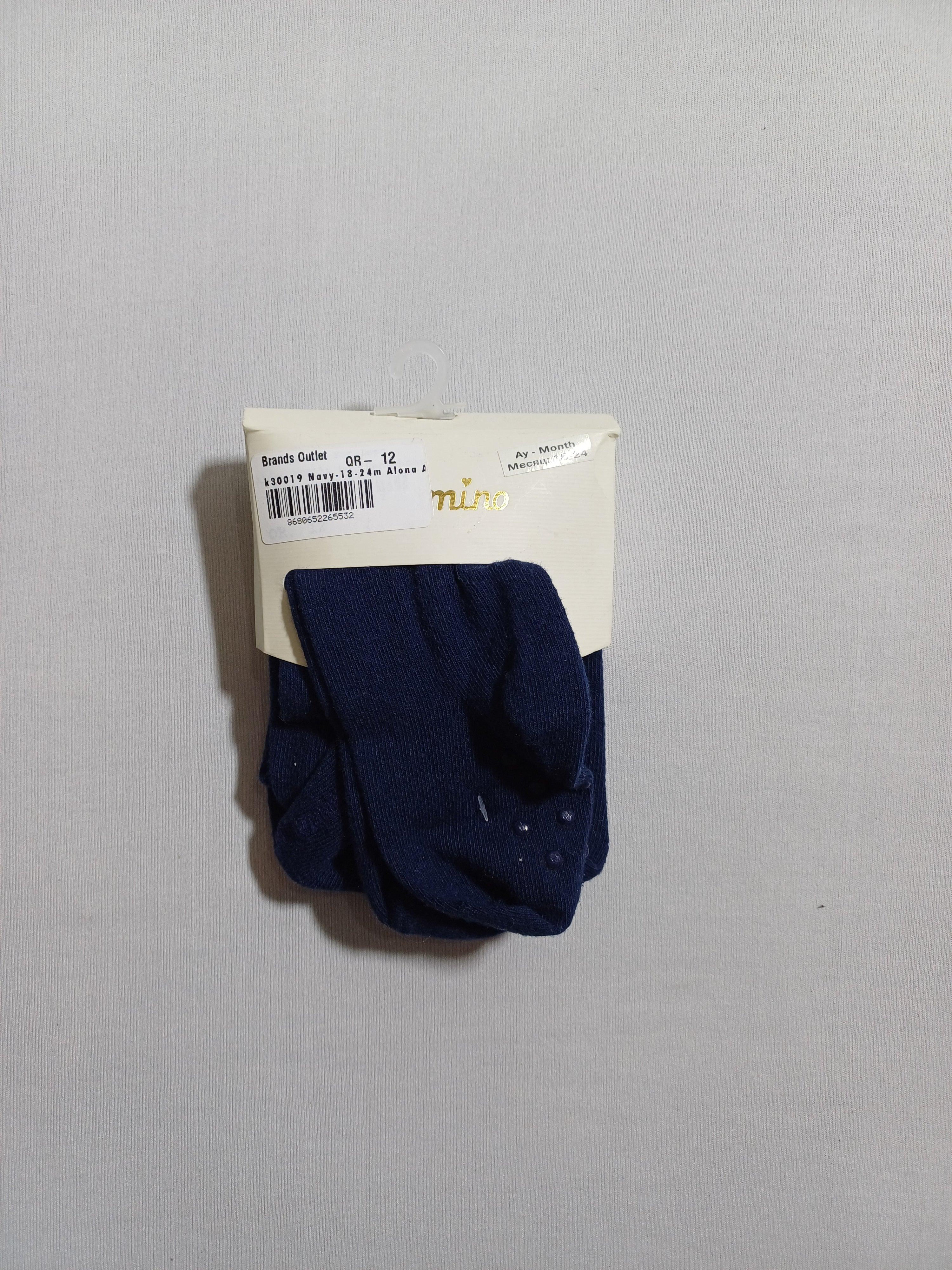 k30019 Navy Alona ABS'li boy Pantyhose