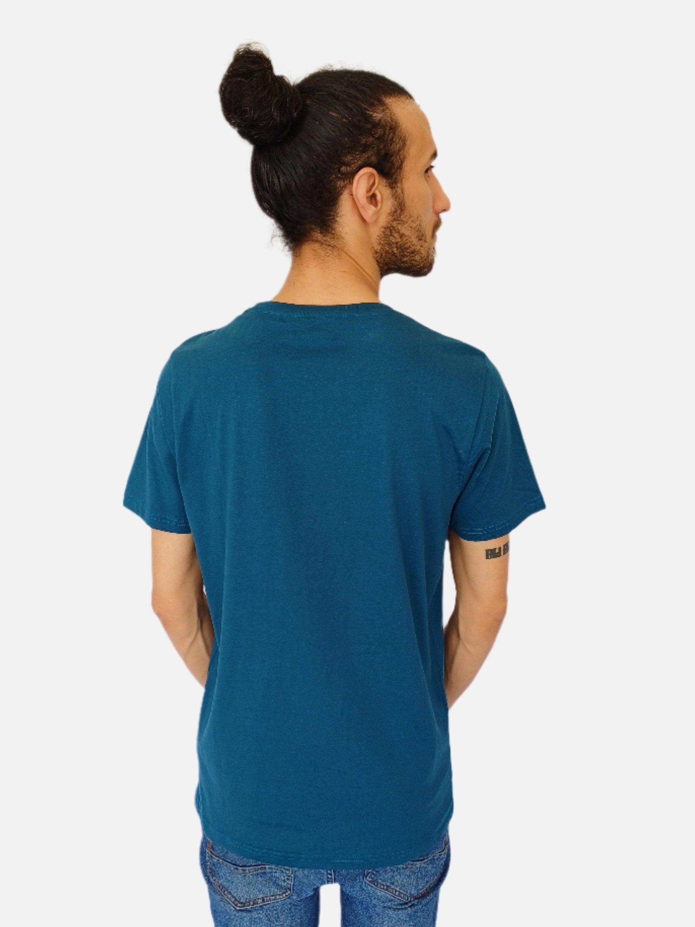 M-Blue Armani Exchange Round Neck T-shirt